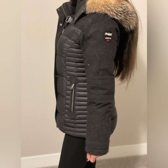 Black/grey PAJAR Winter jacket. - Picture 4 of 6